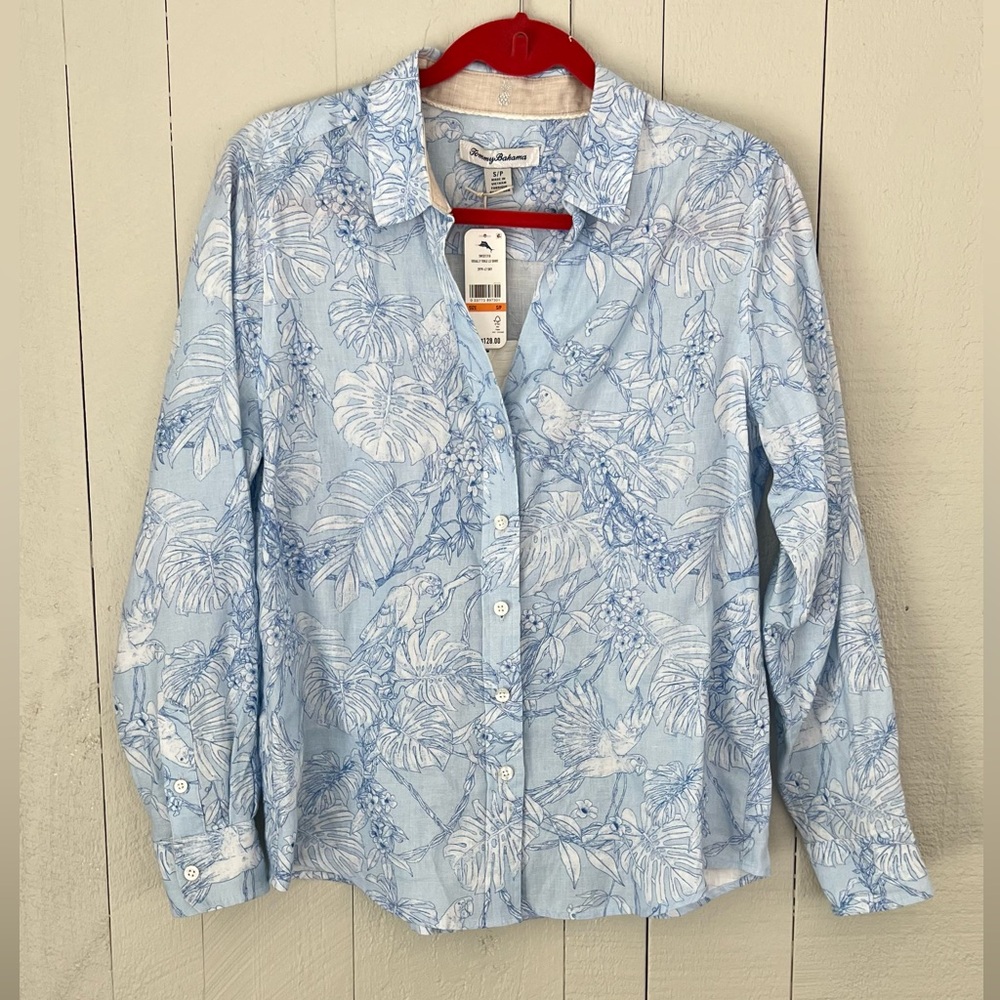Tommy Bahama Linen Long Sleeve Button Up Shirt